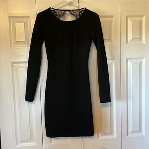 Lulus open back lace dress